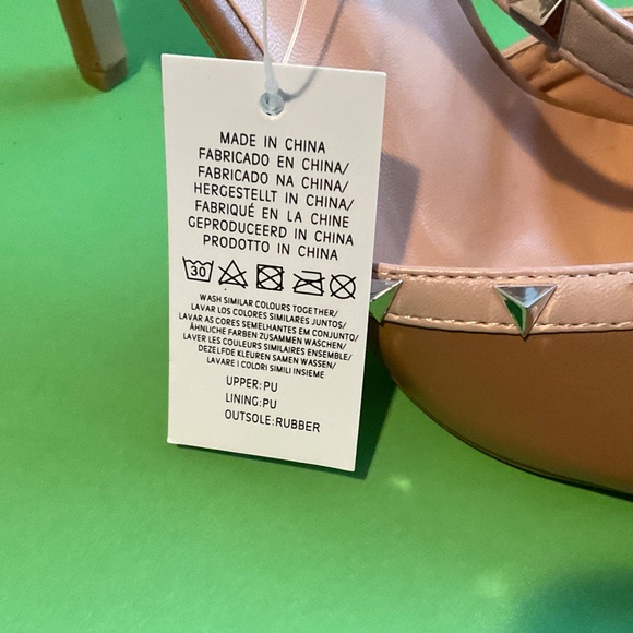 Mysoft Pointed Toe Pumps Studded Ankle Straps High Heel 4” Stiletto - NWT - Picture 5 of 6